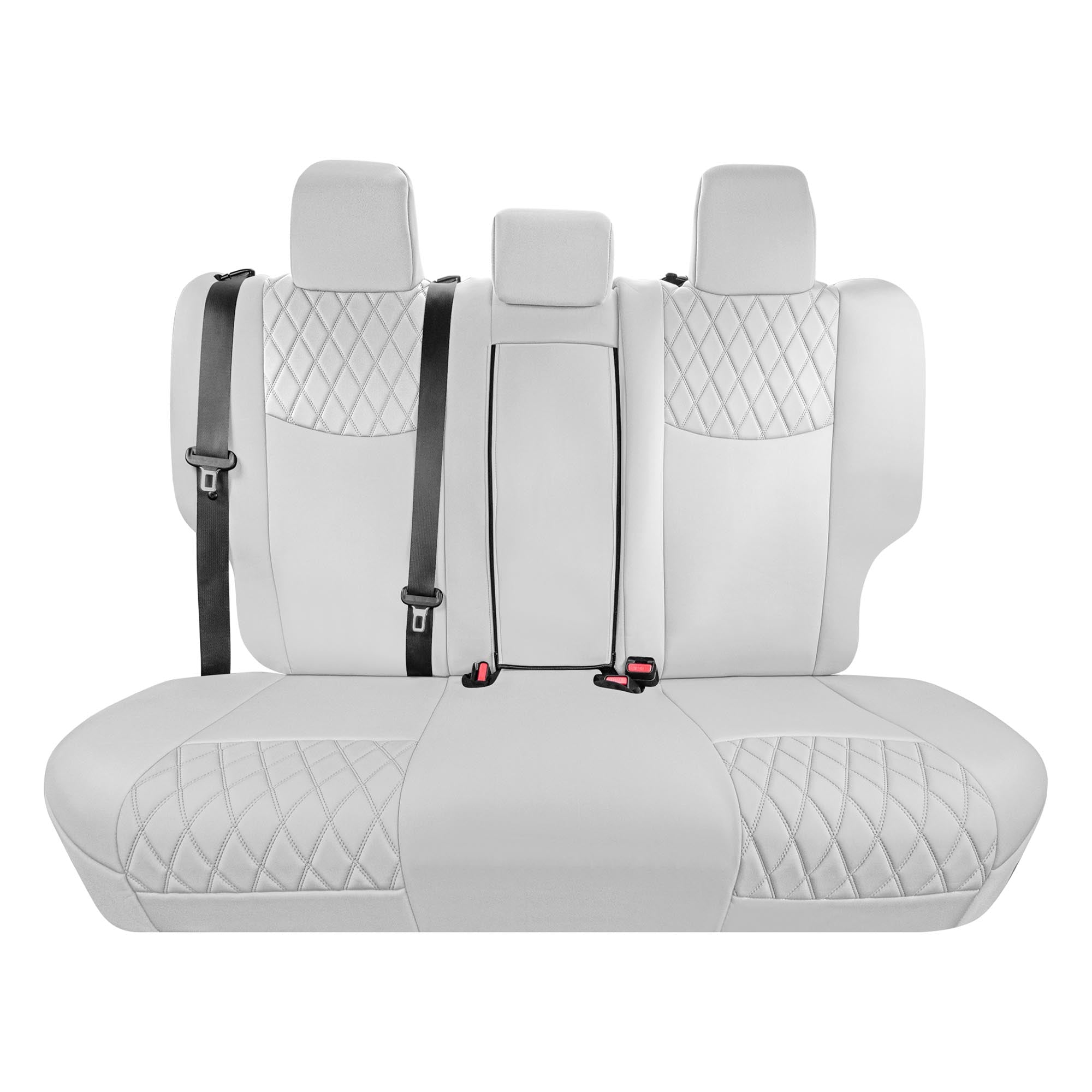 Toyota Corolla S | SE | LE 2014-2019 - Rear Set Seat Covers - Solid Gray Ultraflex Neoprene