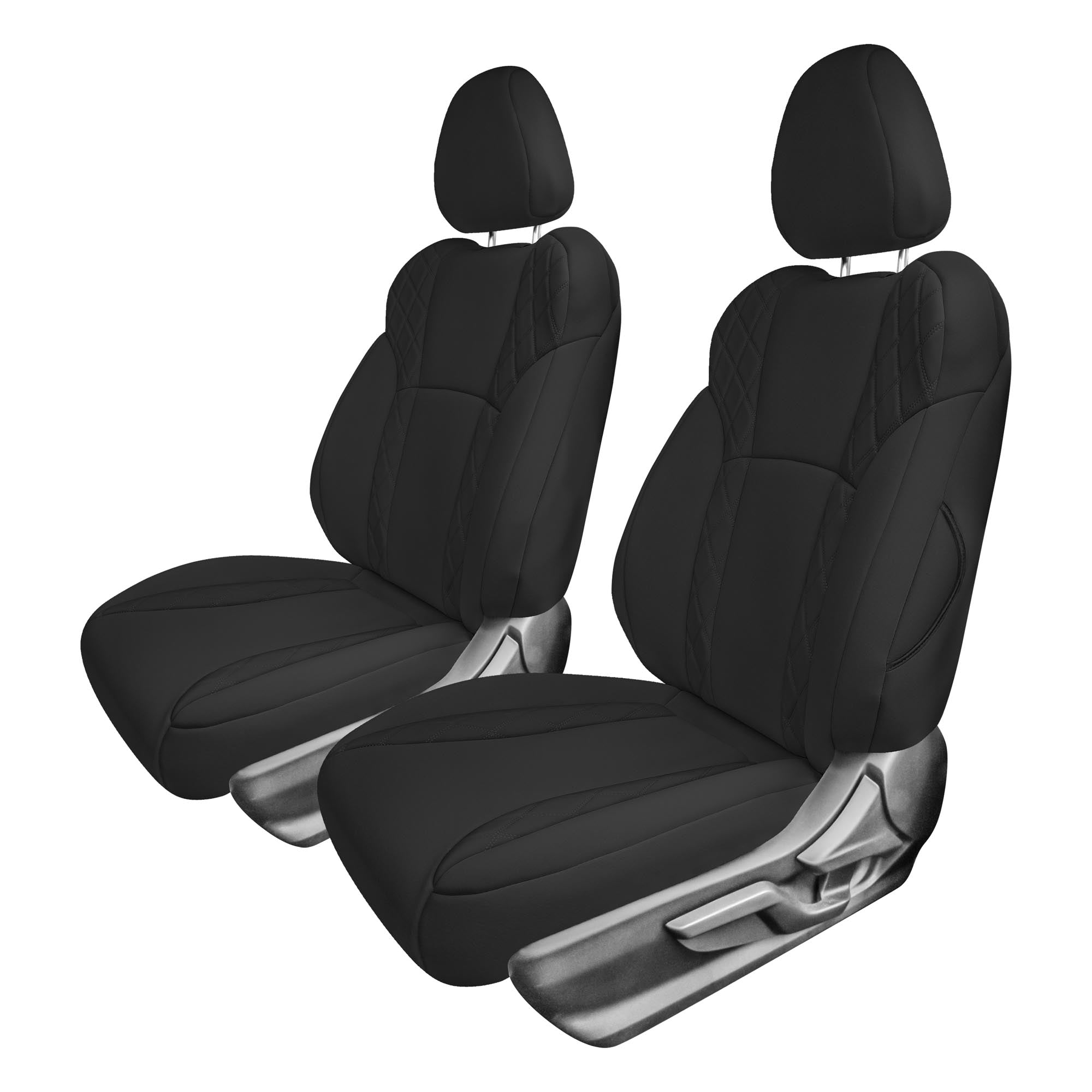 Subaru Forester 2019-2024 - Front Set Seat Covers - Black Ultraflex Neoprene