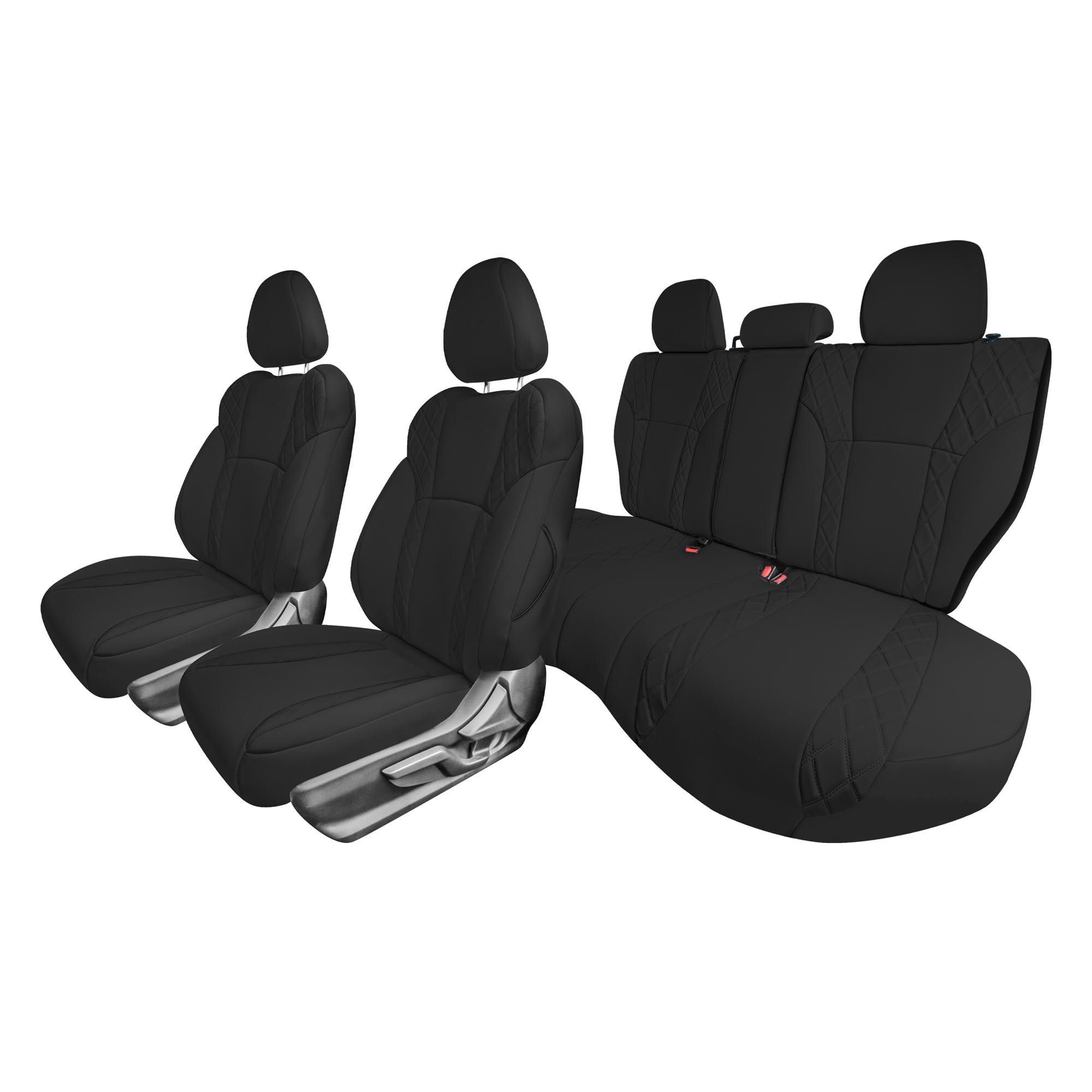 Subaru Forester 2019-2024 - Full Set Seat Covers - Black Ultraflex Neoprene