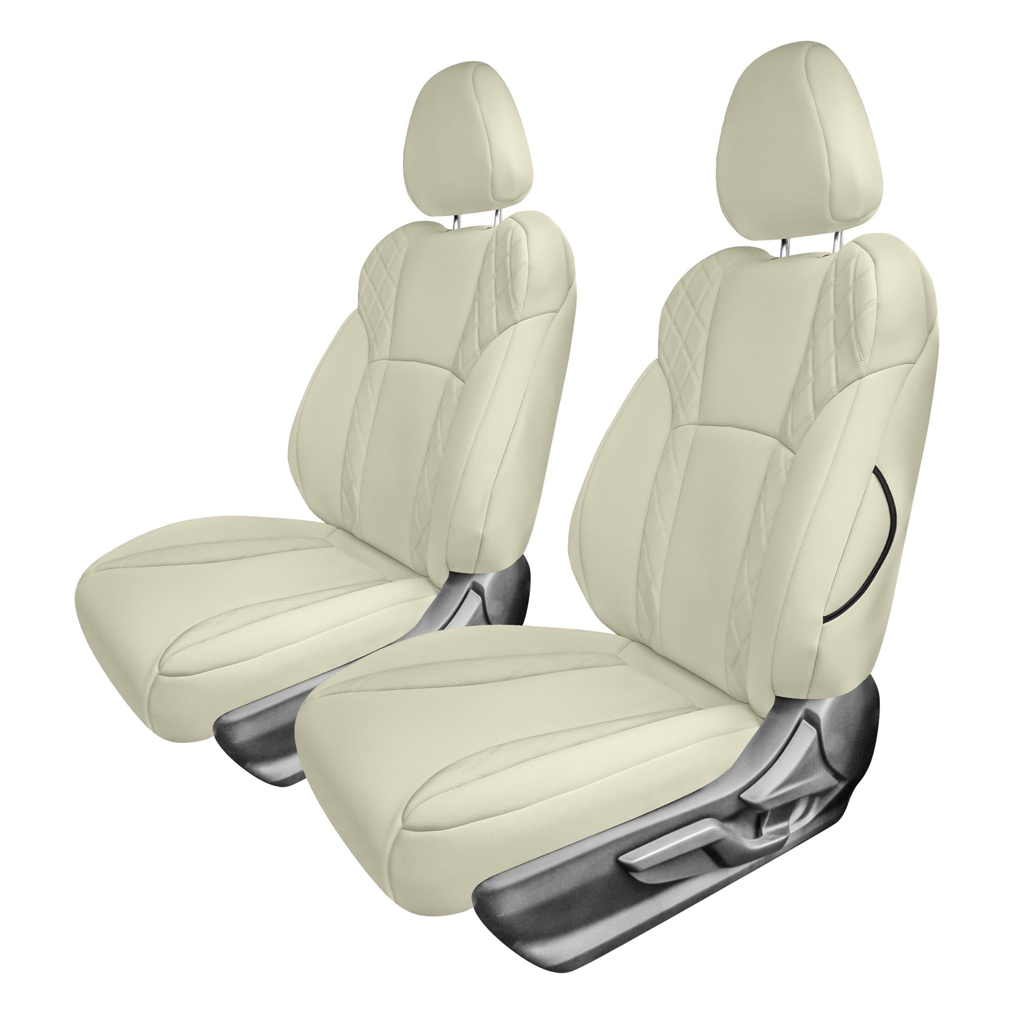 Subaru Forester 2019-2024 - Front Set Seat Covers - Solid Beige Ultraflex Neoprene