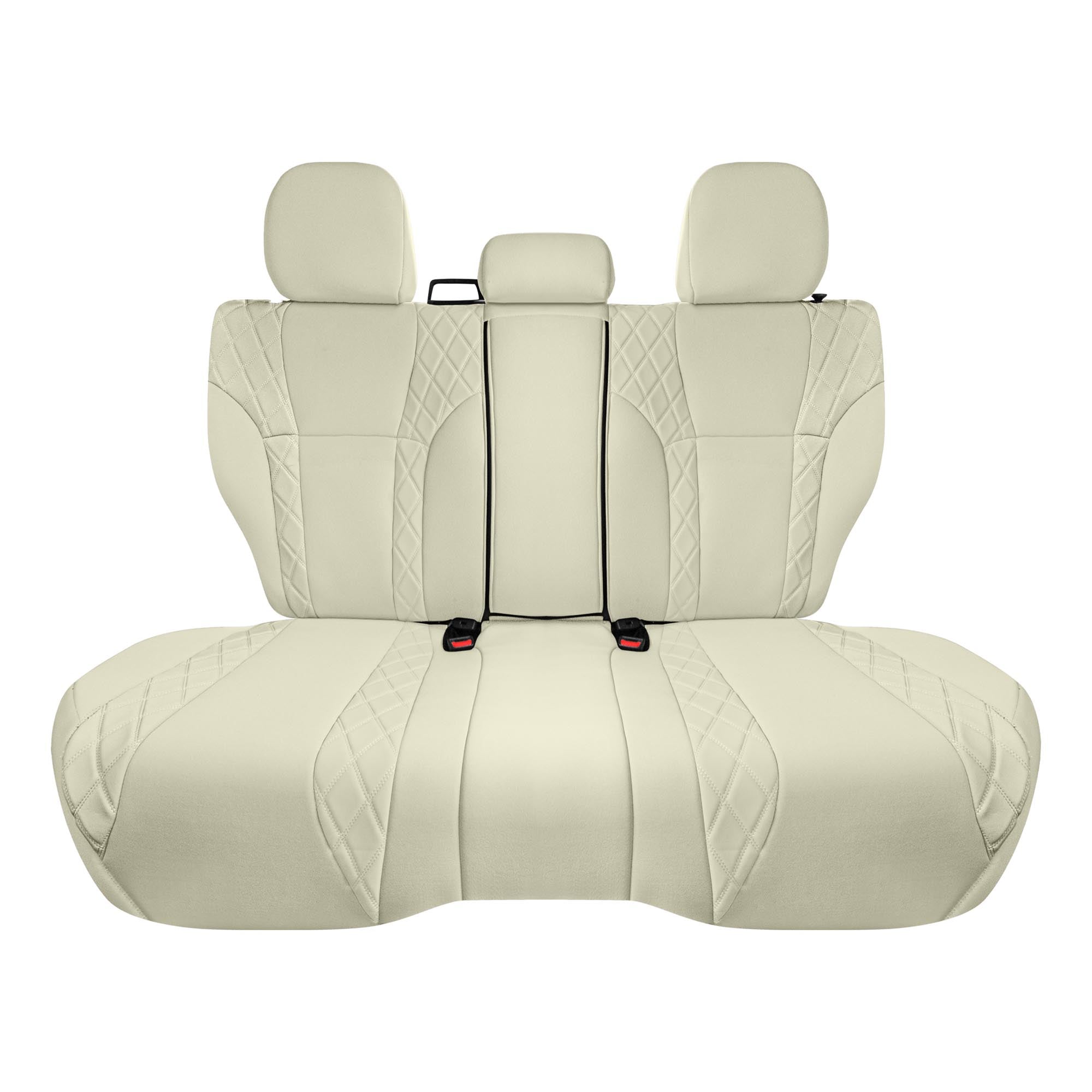 Subaru Forester 2019-2024 - Rear Set Seat Covers - Solid Beige Ultraflex Neoprene