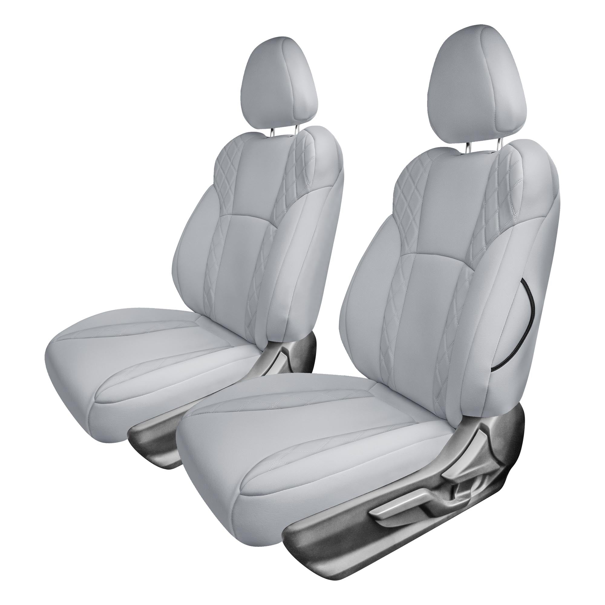 Subaru Forester 2019-2024 - Front Set Seat Covers - Solid Gray Ultraflex Neoprene