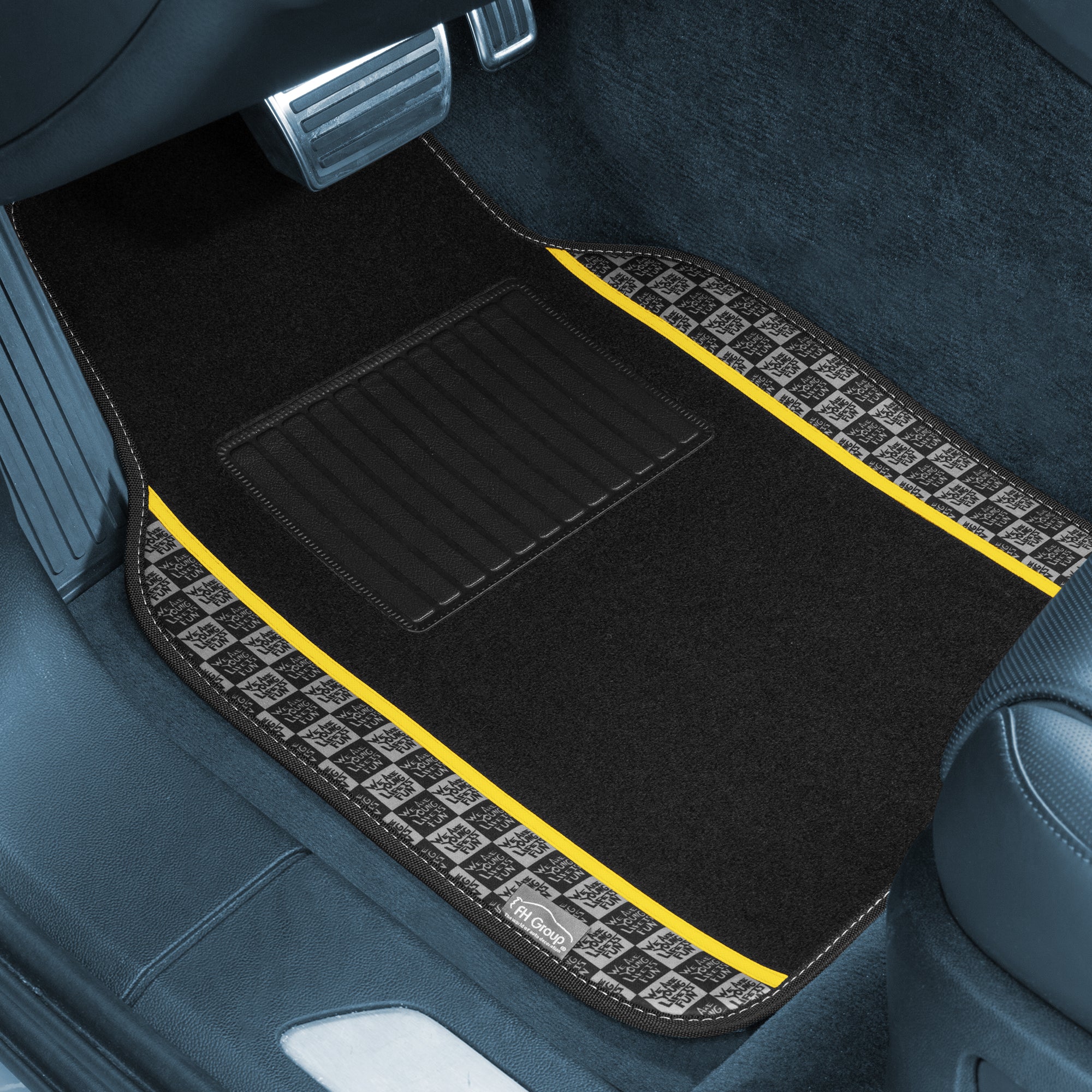 FH Group Gray Oversized Liners Full Coverage Trimmable Floor Mats -  Universal Fit for Cars, SUVs, Vans and Trucks - Full Set DMF11326GRAY - The  Home