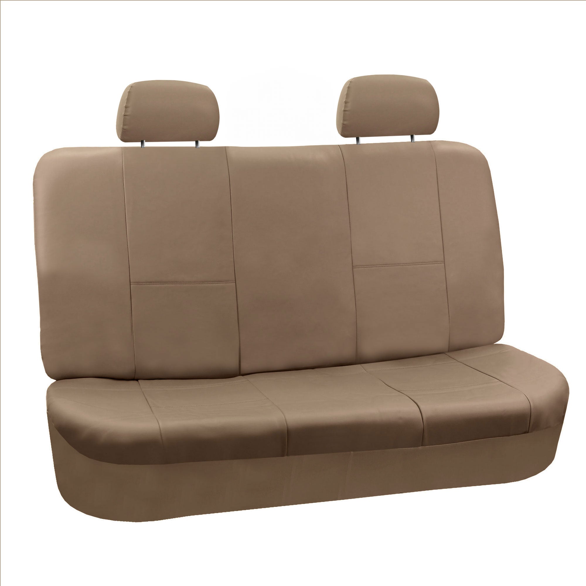 PU Leather Rear Seat Covers Tan