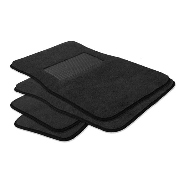 FH Group Gray Color-Trimmed Liners Non-Slip Car Floor Mats with