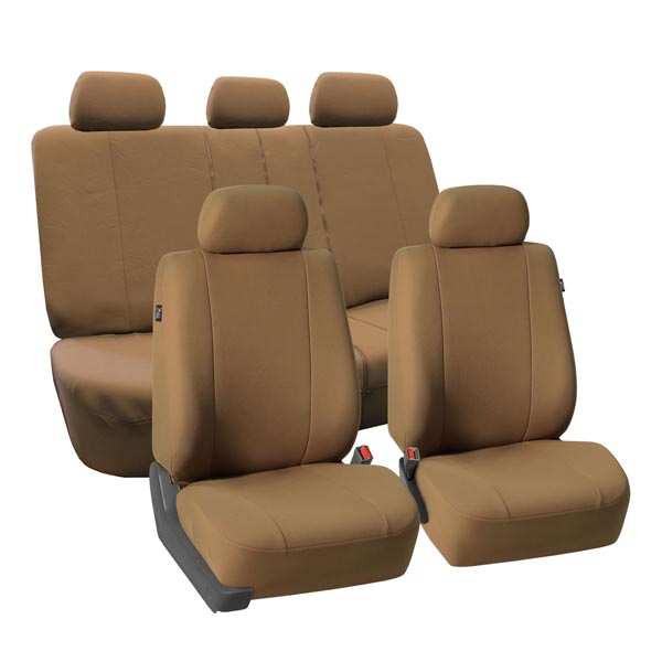 Supreme Cloth Seat Covers - Full Set Taupe