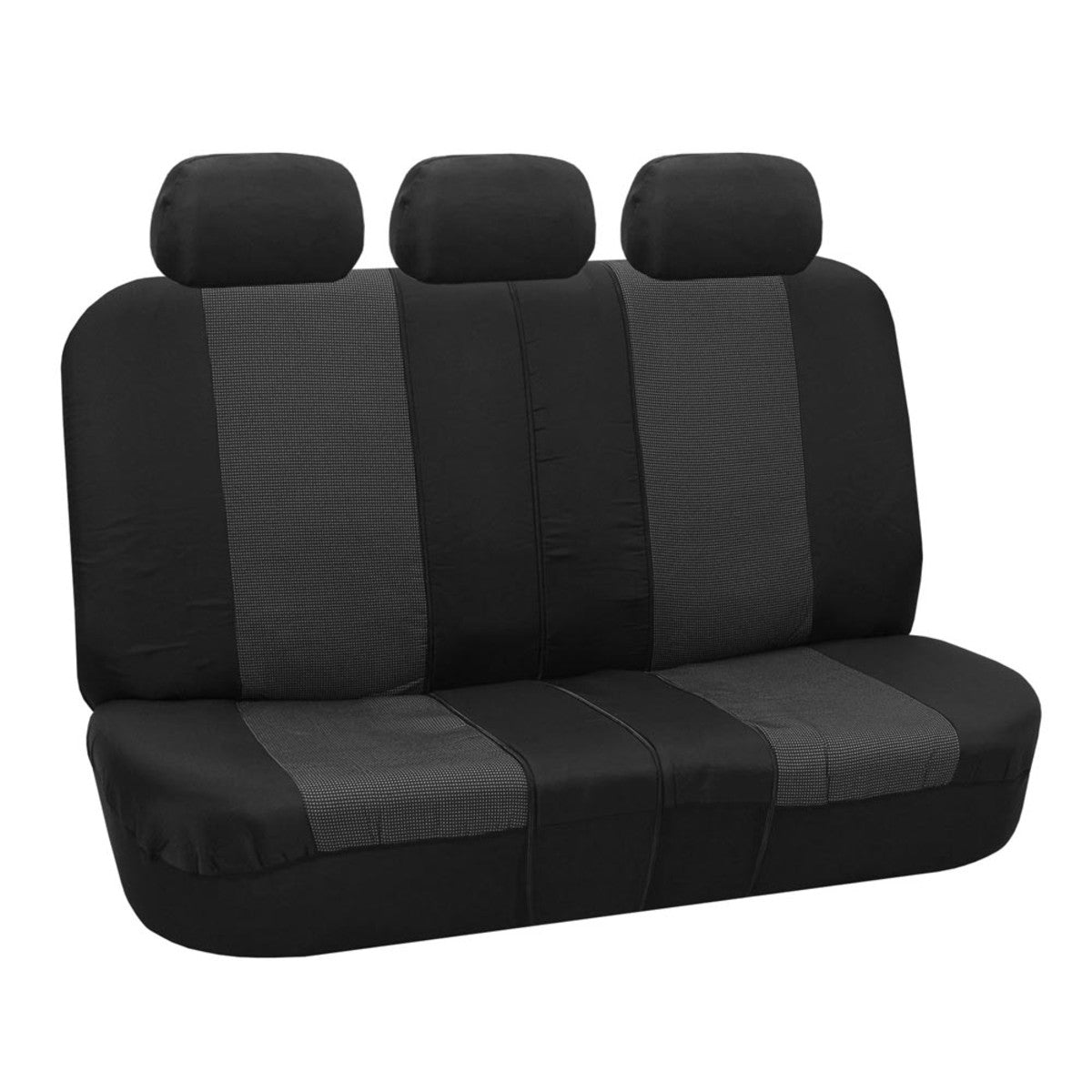 Timeless Cross Weave Seat Covers - Rear Gray