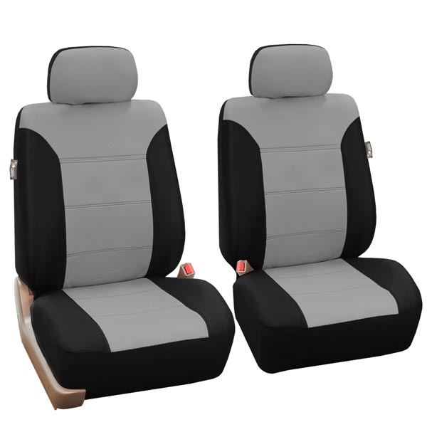 Classic Khaki Seat Covers - Full Set Gray