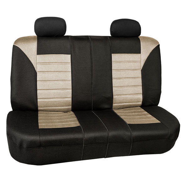 Premium 3D Air Mesh Seat Covers - Rear Beige