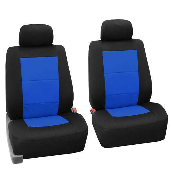 Premium Waterproof Seat Covers - Front Set Blue