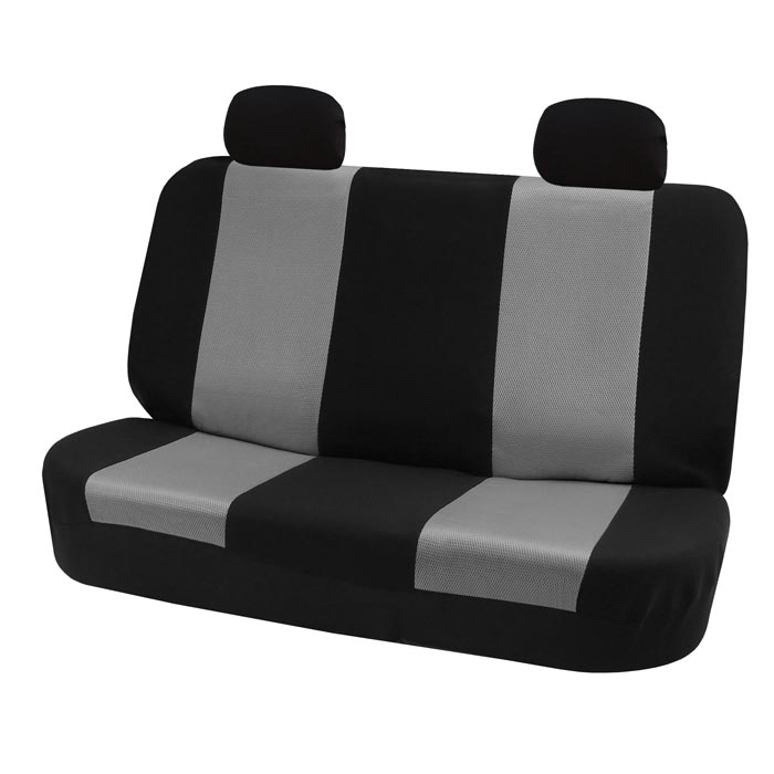 Classic Cloth Seat Covers - Rear Gray