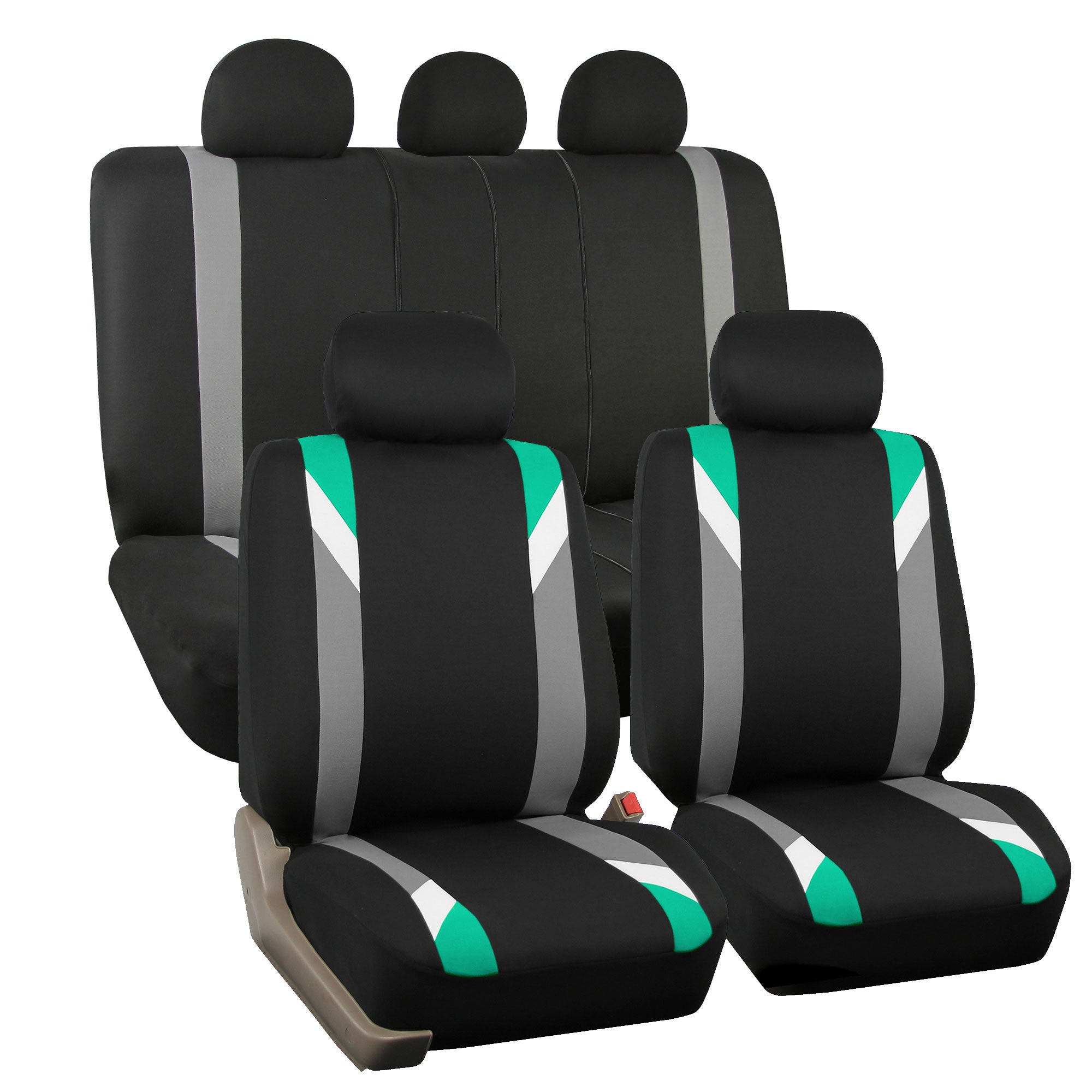 Premium Modernistic Seat Covers - Full Set Mint