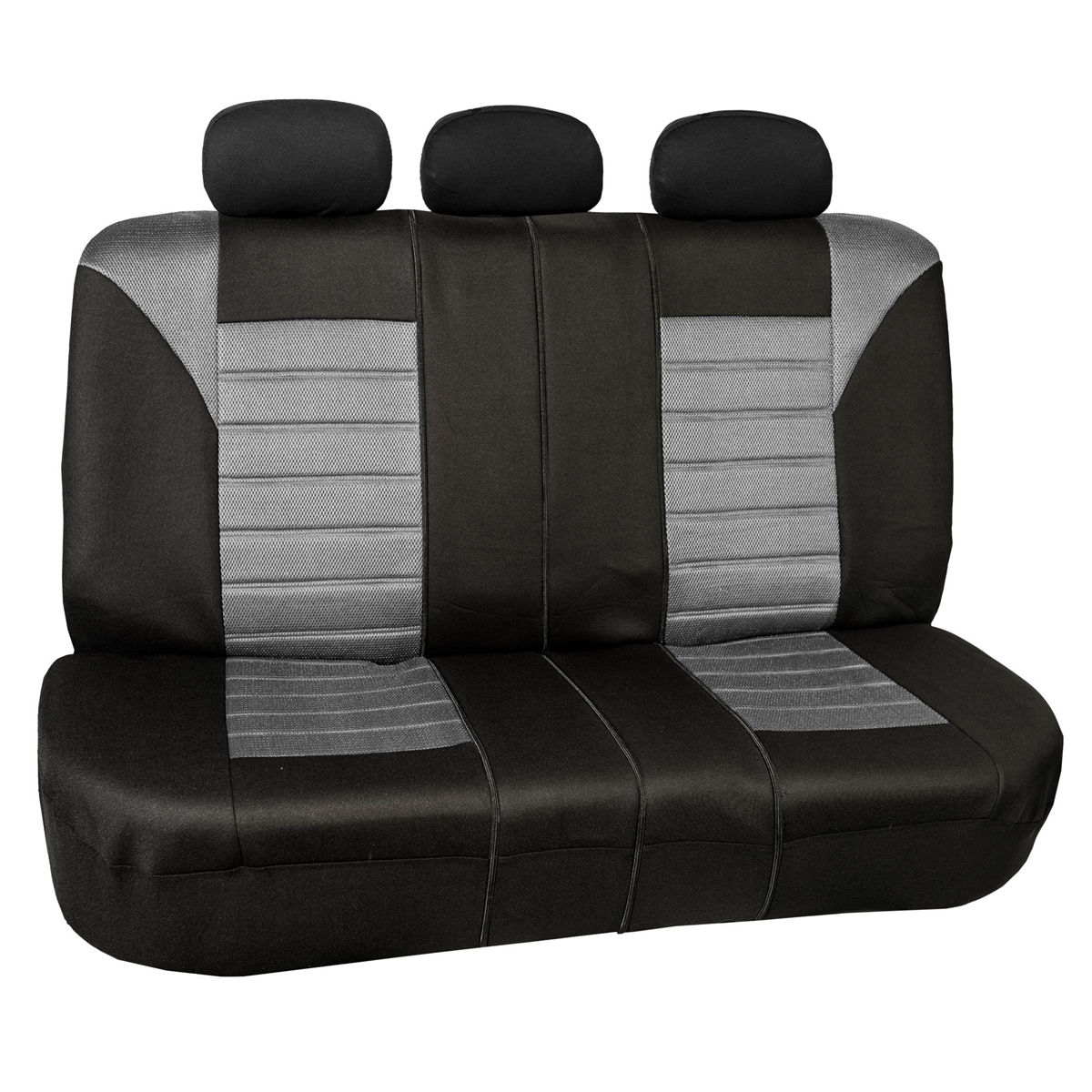 Premium 3D Air Mesh Seat Covers - Rear Gray