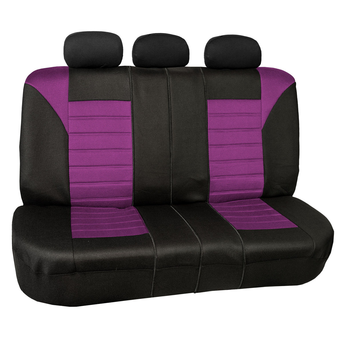 Premium 3D Air Mesh Seat Covers - Rear Purple