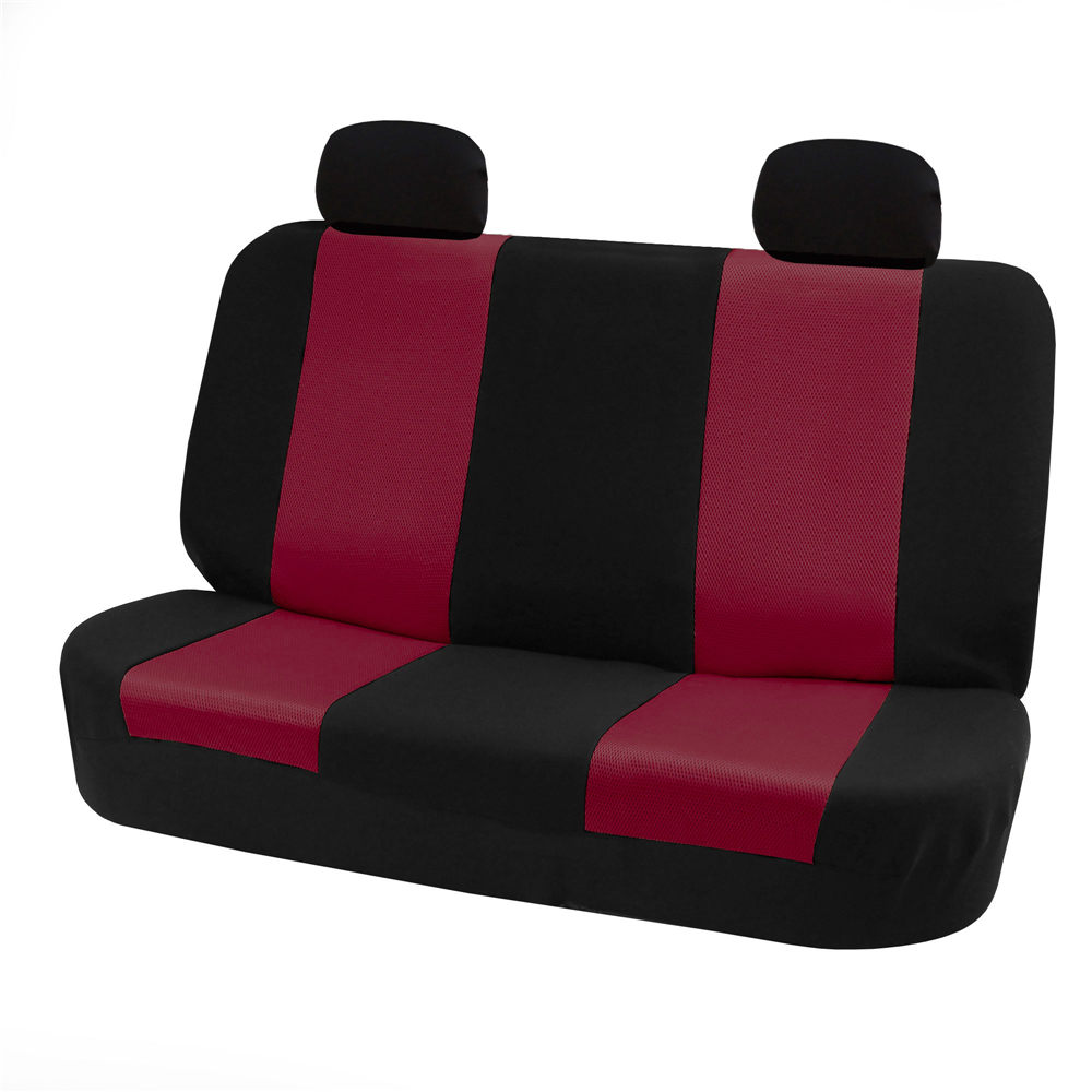 Classic Cloth Seat Covers - Rear Burgundy