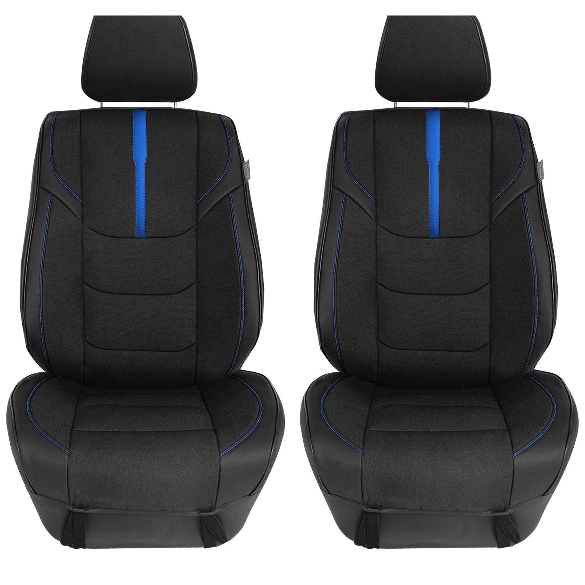 Ultra Sleek Car Seat Cushions - Front Set Blue