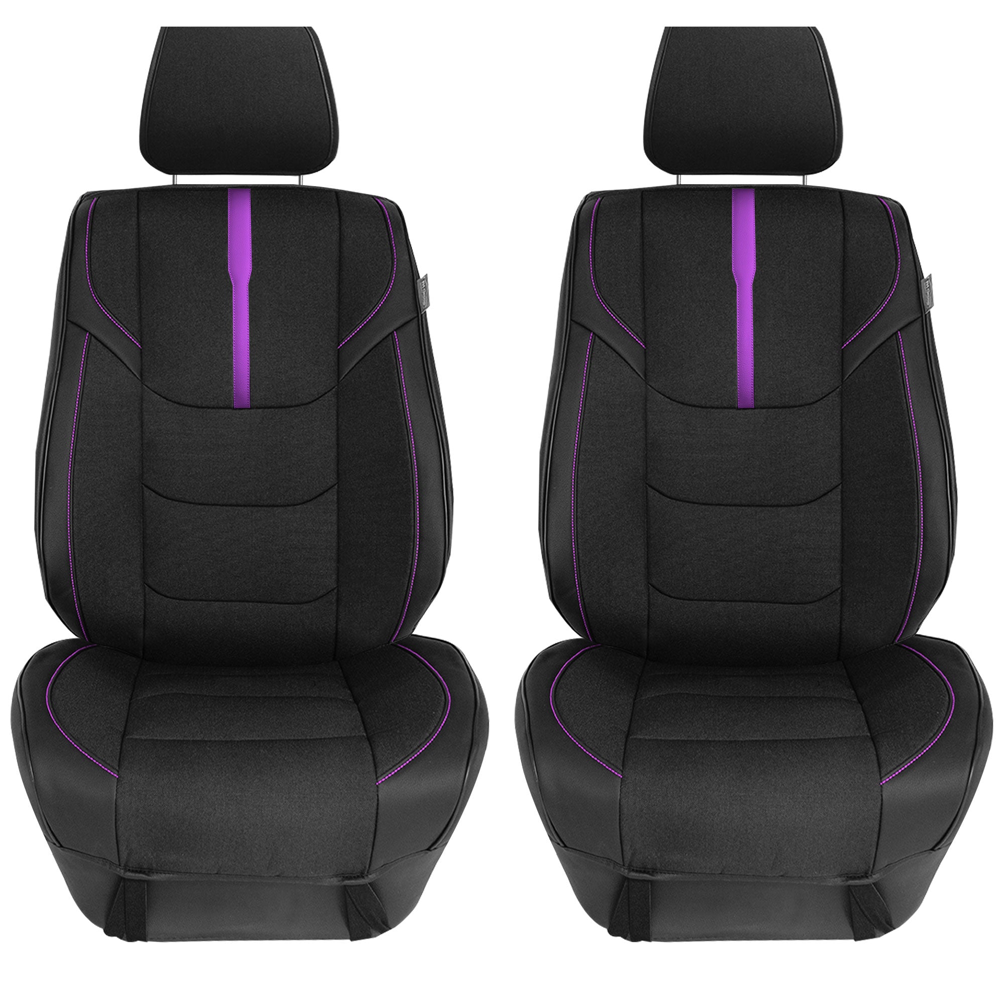 Ultra Sleek Car Seat Cushions - Front Set Purple