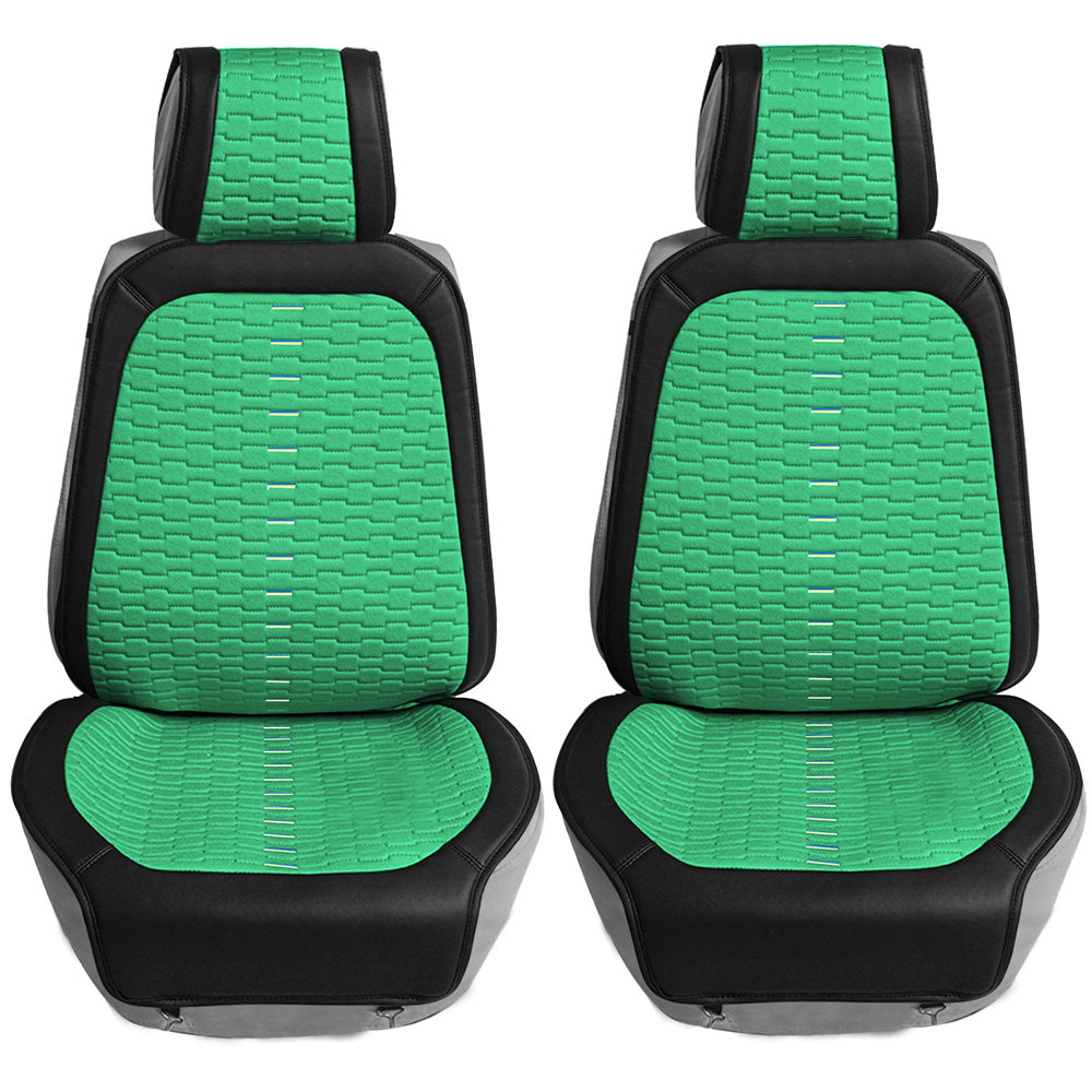 Colorful Ultra Car Seat Cushions - Front Set Mint