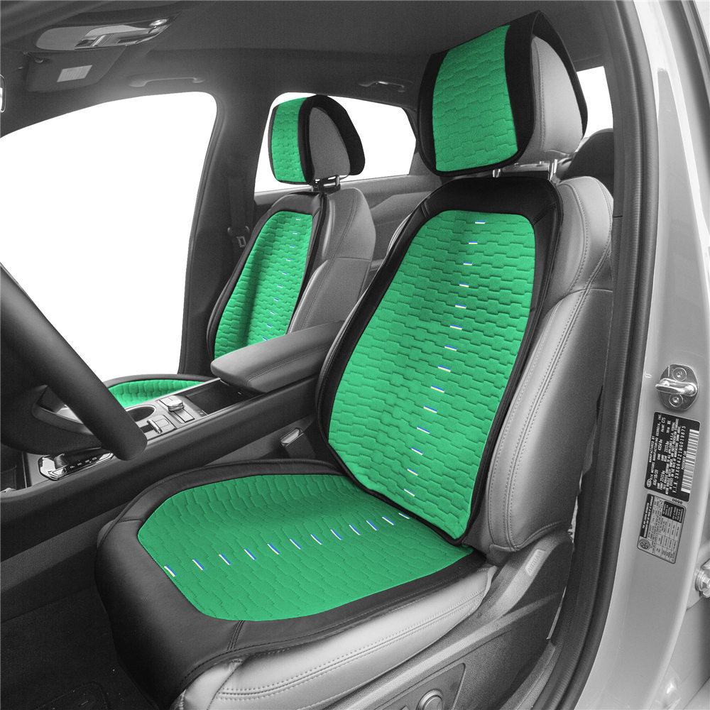 Colorful Ultra Car Seat Cushions - Front Set Mint