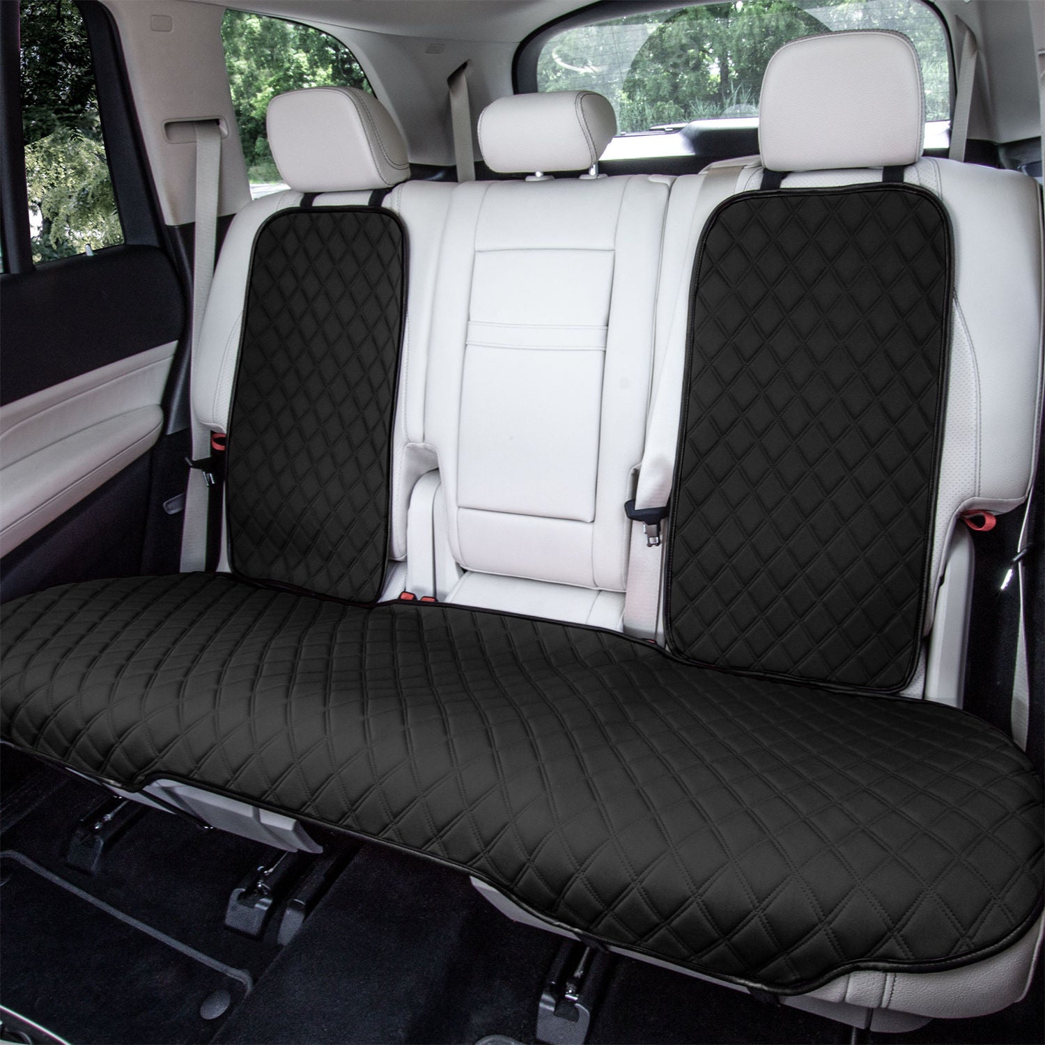 Neosupreme Seat Protectors - Rear Set Black